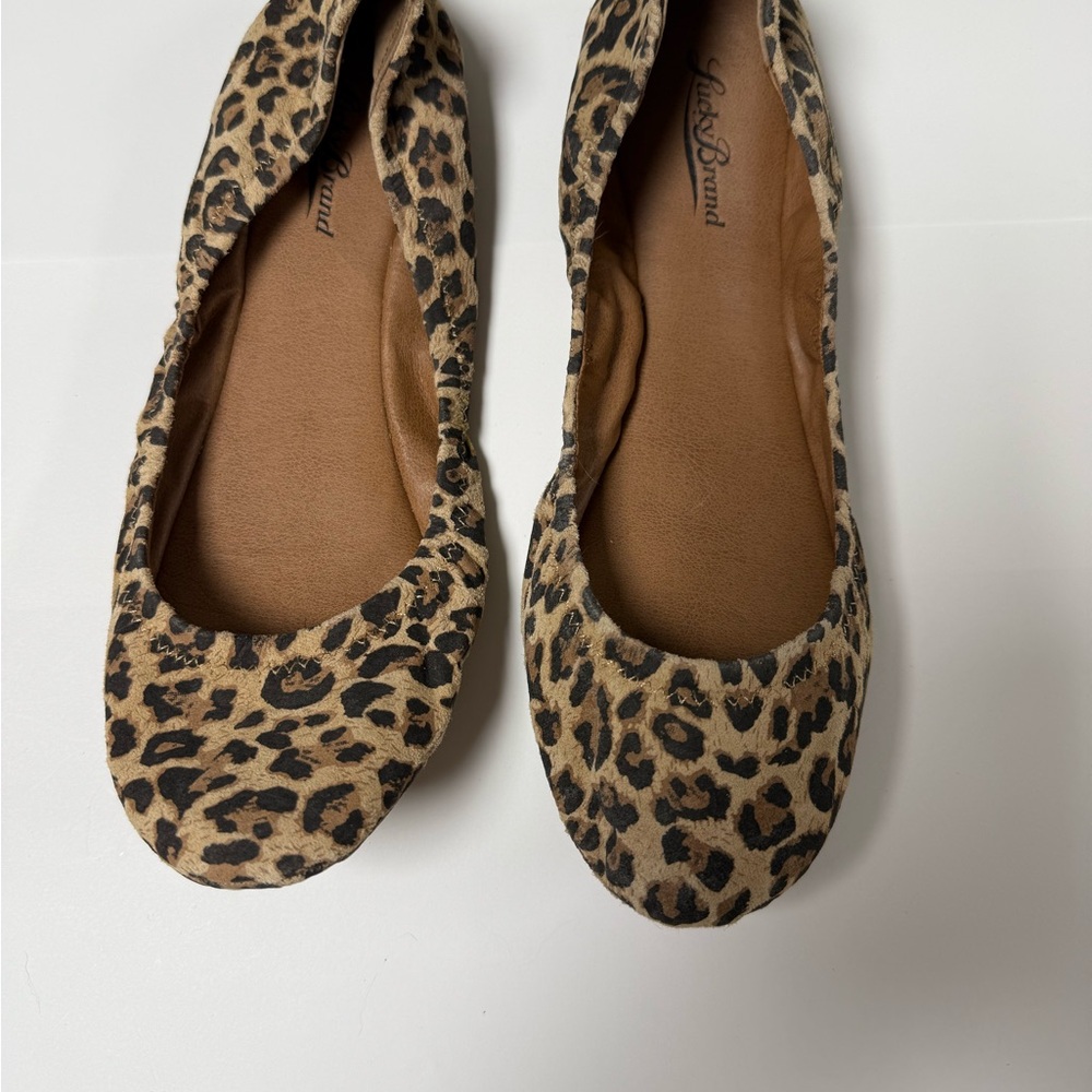 Lucky Brand Leopard Print Flats